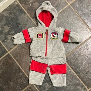 Mayfair Boys Hooded Track Suit.